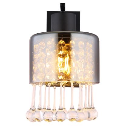 Globo - Wandleuchte 1xE27/60W/230V schwarz