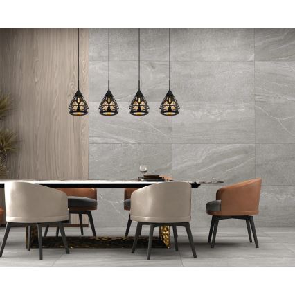 Globo - Lampadario a sospensione con filo 4xE27/40W/230V
