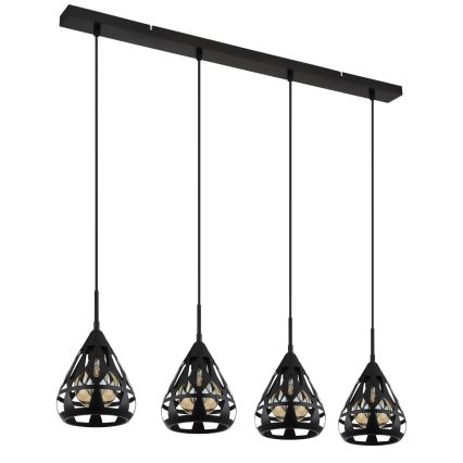Globo - Suspension filaire 4xE27/40W/230V