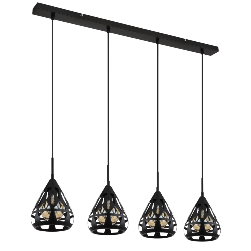 Globo - Suspension filaire 4xE27/40W/230V