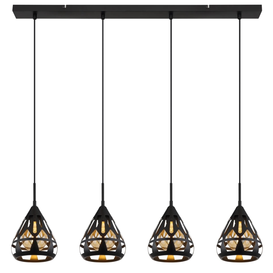Globo - Suspension filaire 4xE27/40W/230V