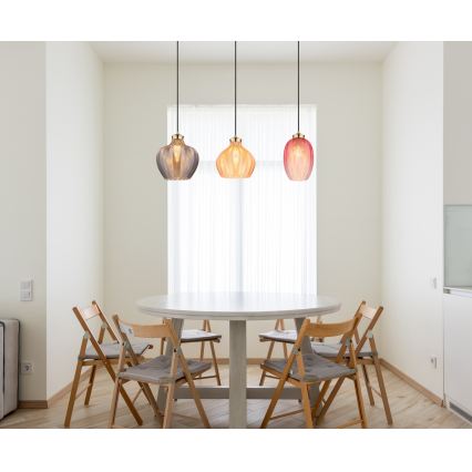 Globo - Hängeleuchte mit Kabelabhängung, 3x E27/60W/230V