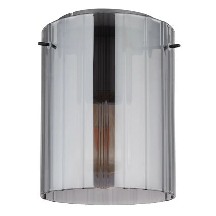 Globo - Plafoniera 1xE27/40W/230V diametro 18 cm grigio