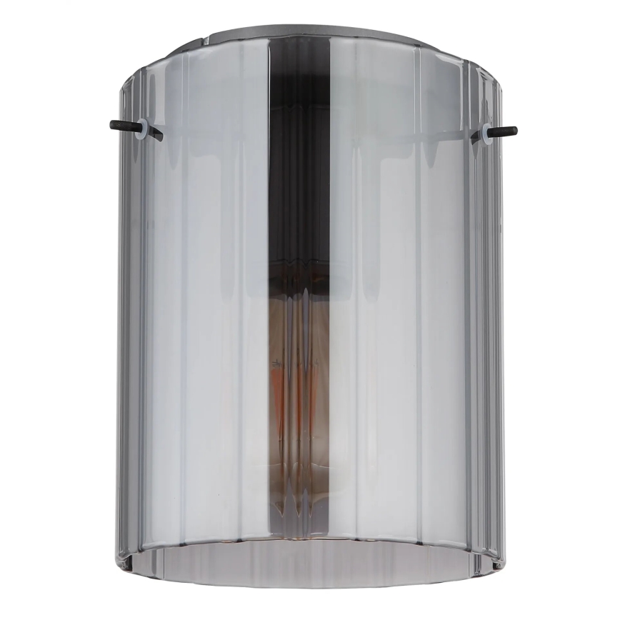 Globo - Plafoniera 1xE27/40W/230V diametro 18 cm grigio