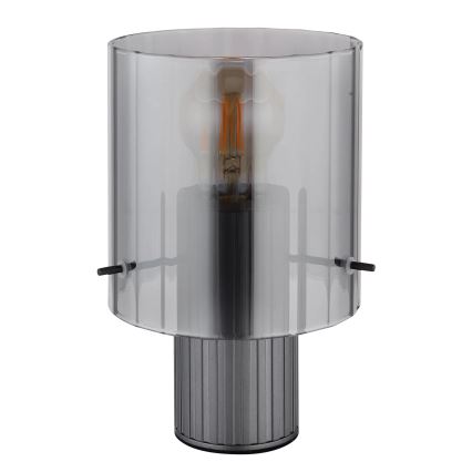 Globo - Lampe de table 1xE27/40W/230V d. 14 cm gris