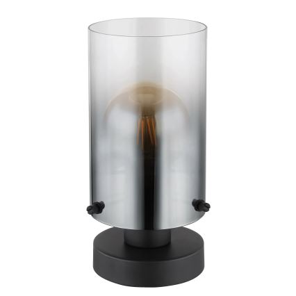 Globo - Lampe de table 1xE27/40W/230V d. 12,5 cm noir