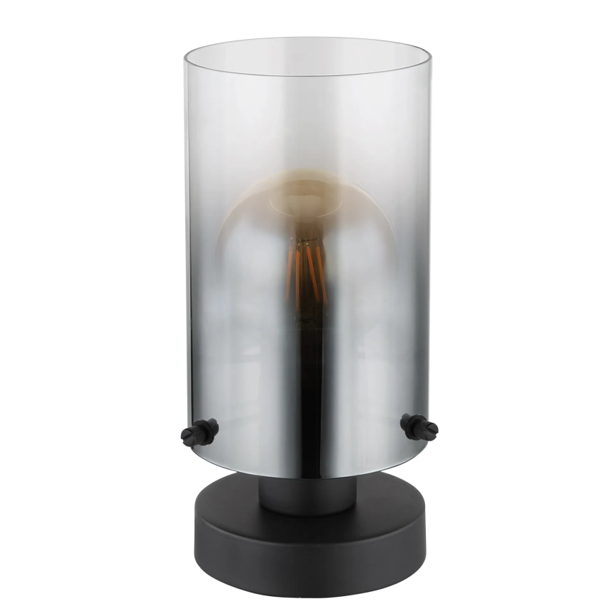 Globo - Lampe de table 1xE27/40W/230V d. 12,5 cm noir