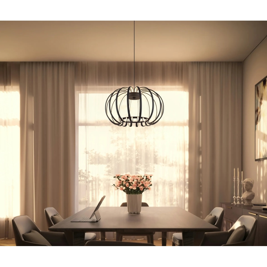 Globo - dimmbare LED-Pendelleuchte an Kabel LED/40W/230V 3000K schwarz