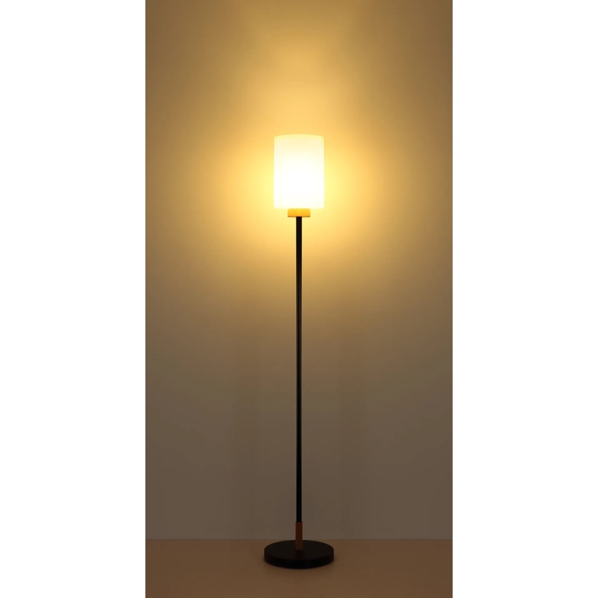Globo - Lampadaire 1xE27/60W/230V noir/blanc