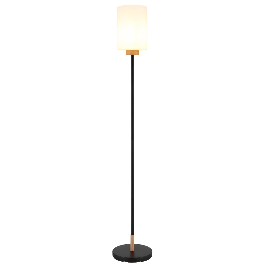 Globo - Lampadaire 1xE27/60W/230V noir/blanc