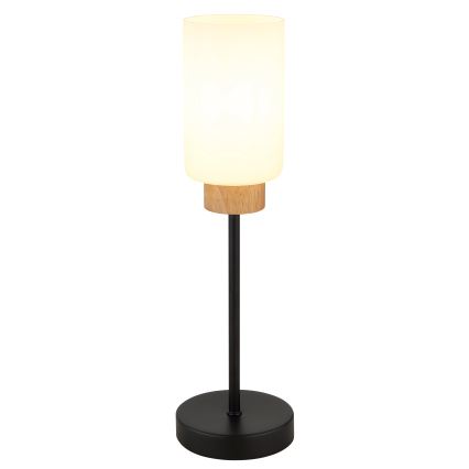 Globo - Lampe de table 1xE27/60W/230V noire/blanche