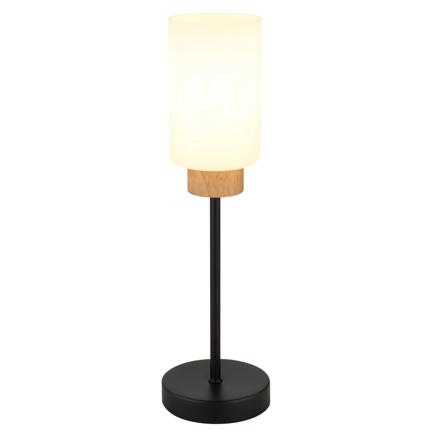 Globo - Lampe de table 1xE27/60W/230V noire/blanche