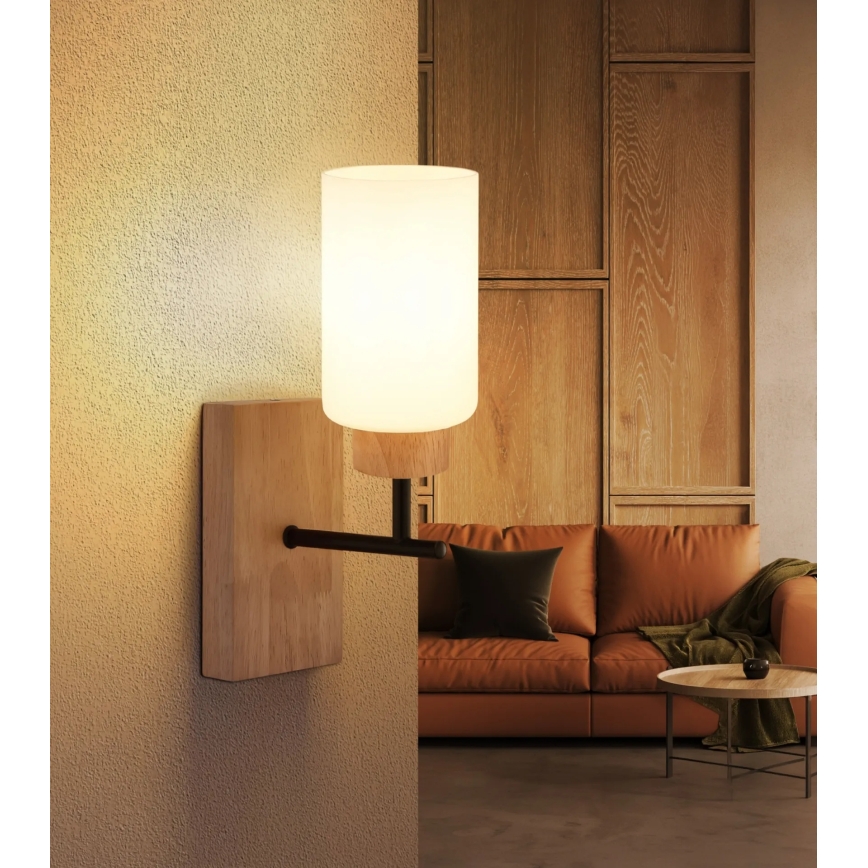 Globo - Lampada da parete 1xE27/60W/230V beige/bianco