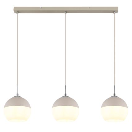 Globo - Lampadario sospeso su cavo 3xE27/60W/230V