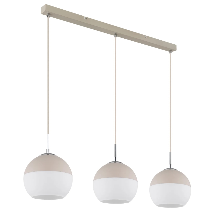Globo - Suspension sur câble 3xE27/60W/230V