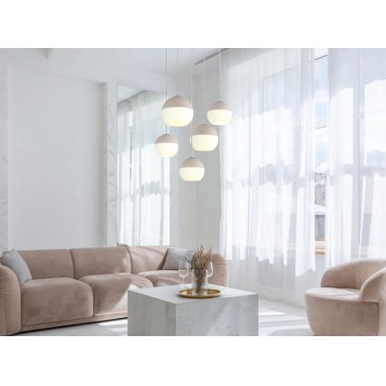 Globo - Lampadario a sospensione con cavo, 5x E27/60W/230V