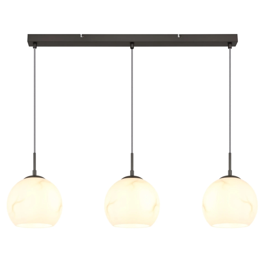 Globo - Suspension sur câble 3xE27/60W/230V