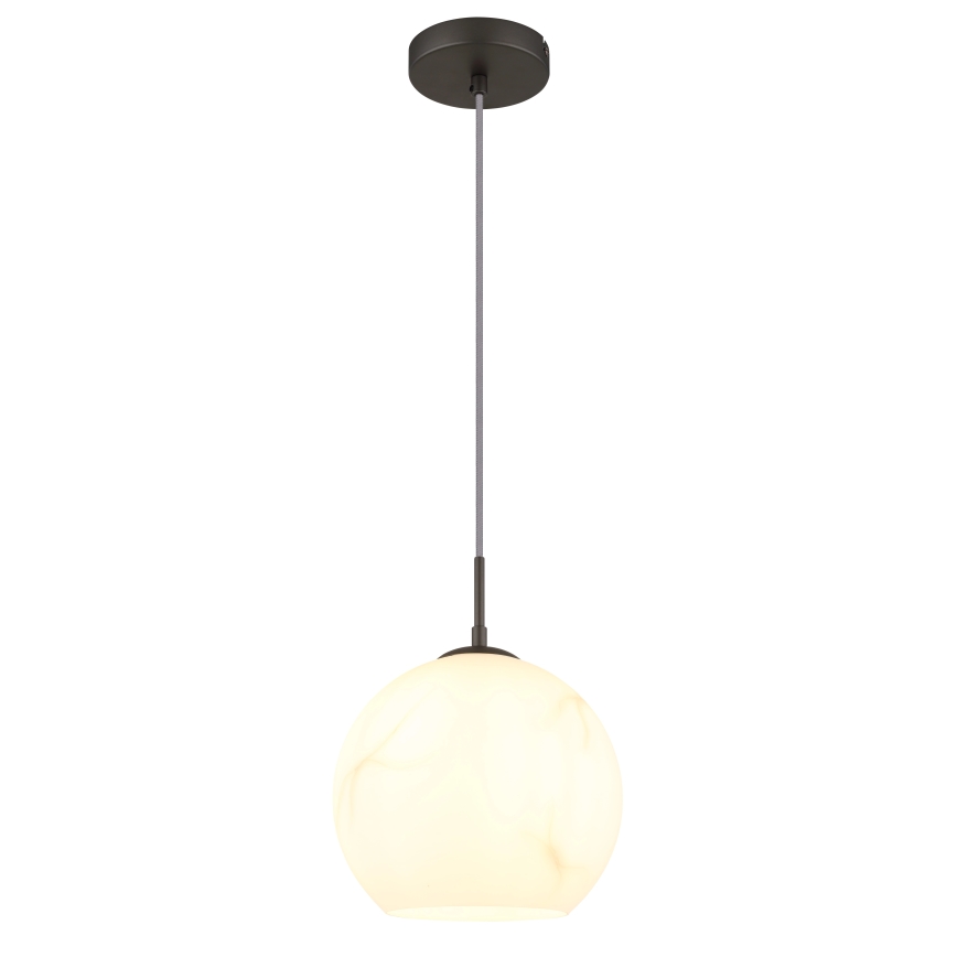 Globo - Pendelleuchte mit Kabel 1xE27/60W/230V Ø 25 cm