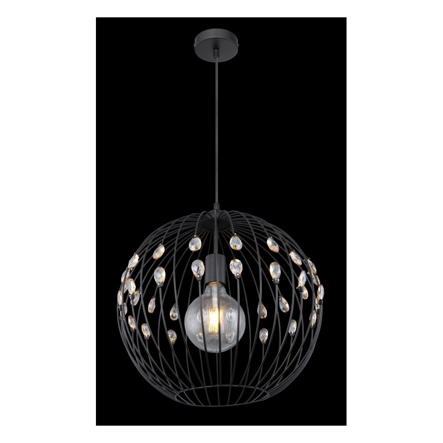 Globo - Suspension sur câble 1xE27/60W/230V Ø 40 cm