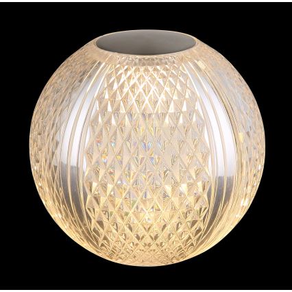 Globo - Lampe de table tactile à intensité variable LED/2W/5V 1200 mAh USB transparent