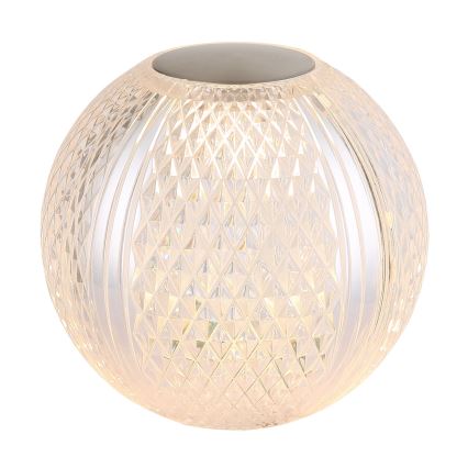 Globo - Lampe de table tactile à intensité variable LED/2W/5V 1200 mAh USB transparent