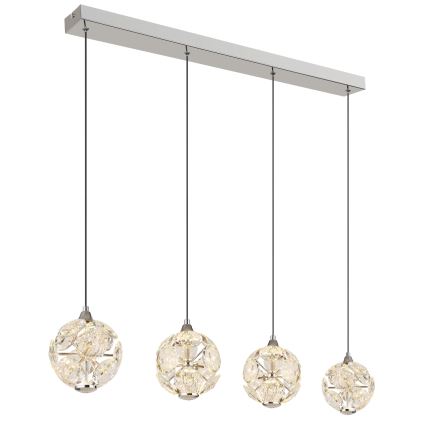 Globo - LED-Pendelleuchte mit Seilaufhängung LED/32W/230V