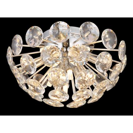 Globo - Plafonnier 10xG9/7W/230V chrome brillant d. 39 cm
