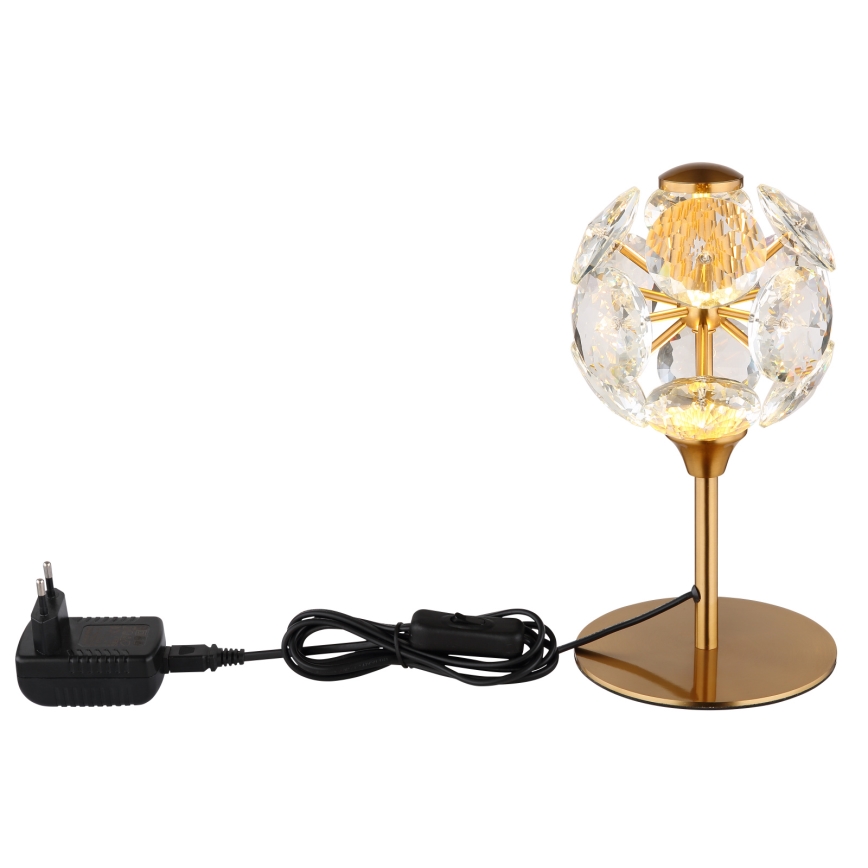 Globo - Lampada da tavolo a LED 8W/230V 3000K oro