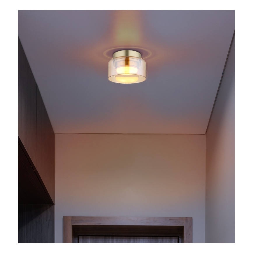 Globo - Plafoniera LED 1xGX53/6W/230V diametro 13 cm fumé/marrone