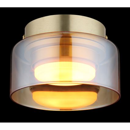 Globo - Plafoniera LED 1xGX53/6W/230V diametro 13 cm fumé/marrone