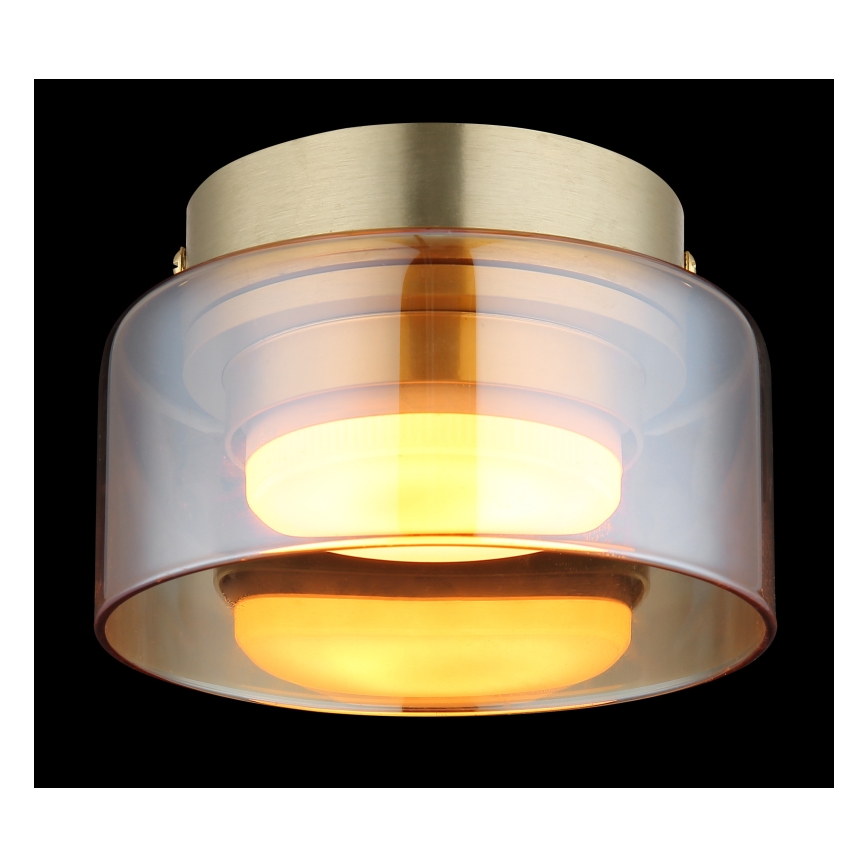 Globo - Plafoniera LED 1xGX53/6W/230V diametro 13 cm fumé/marrone