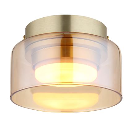 Globo - Plafoniera LED 1xGX53/6W/230V diametro 13 cm fumé/marrone