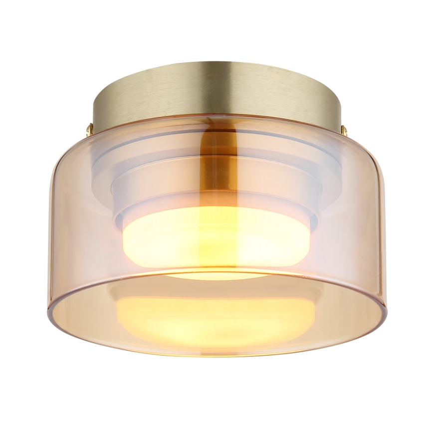 Globo - Plafoniera LED 1xGX53/6W/230V diametro 13 cm fumé/marrone
