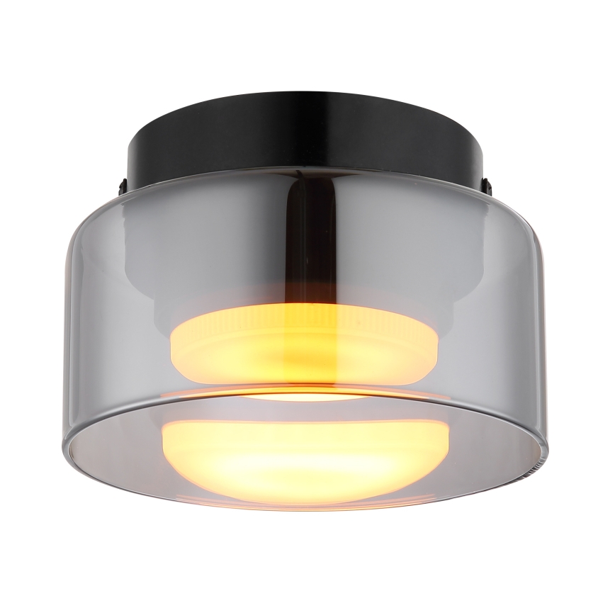 Globo - Plafonnier 1xGX53/6W/230V d. 13 cm fumé/noir