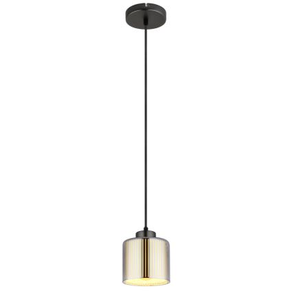 Globo - Suspension filaire 1xE27/60W/230V chrome brillant d. 14 cm