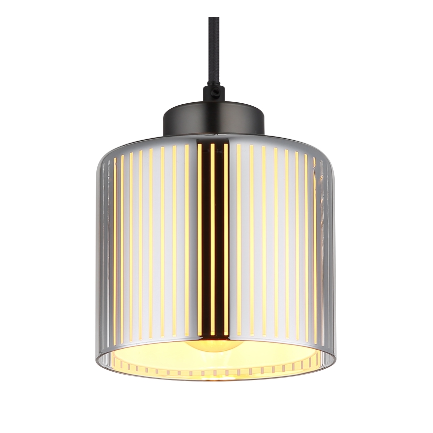 Globo - Suspension filaire 1xE27/60W/230V chrome brillant d. 14 cm