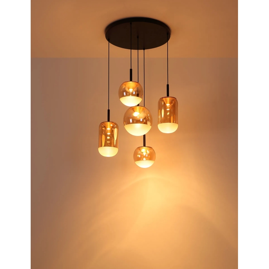 Globo - Lustre LED suspendu sur câble LED/35W/230V