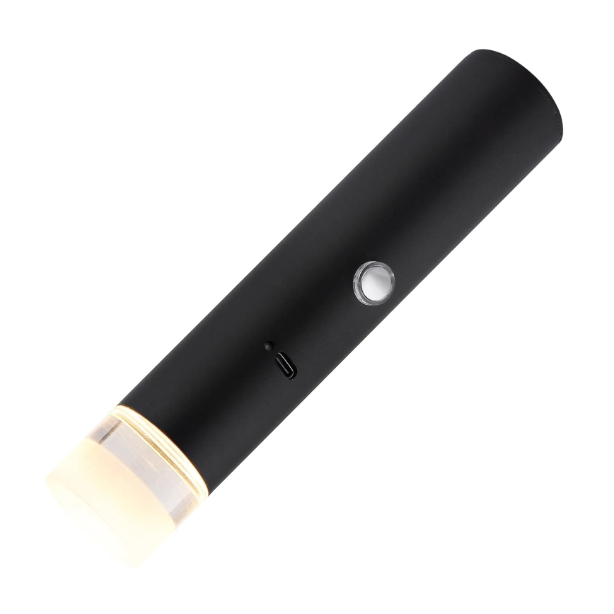 Globo - Lampe tactile rechargeable 2 en 1 à intensité variable LED/2W/230/5V noire