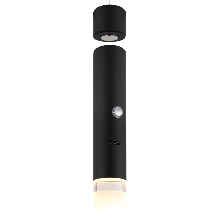 Globo - Dimmbare 2-in-1-Leuchte mit Touch-Bedienung, wiederaufladbar, LED/2W/230/5V, schwarz