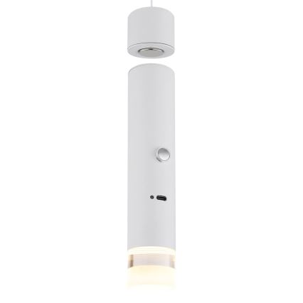 Globo - Lampe LED rechargeable tactile et dimmable 2 en 1 LED/2W/230/5V blanche