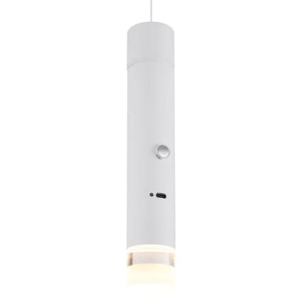 Globo - Dimmbare, berührungssteuerbare, wiederaufladbare LED-Leuchte 2-in-1 LED/2W/230/5V weiß