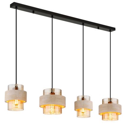 Globo - Lampadario a cavo 4xE27/40W/230V