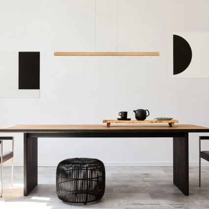 Globo - LED-dimmbare Touch-Pendelleuchte an Kabel, LED/43W/230V, 4000K, Messing