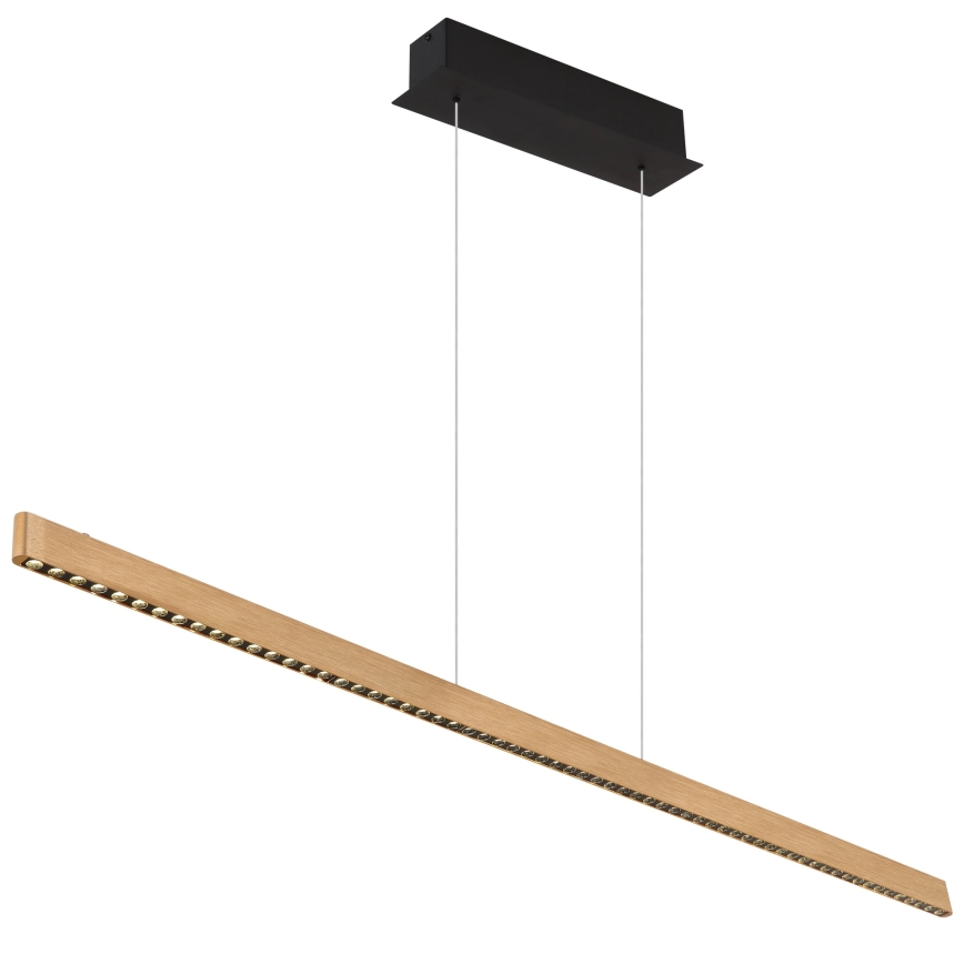 Globo - LED-dimmbare Touch-Pendelleuchte an Kabel, LED/43W/230V, 4000K, Messing