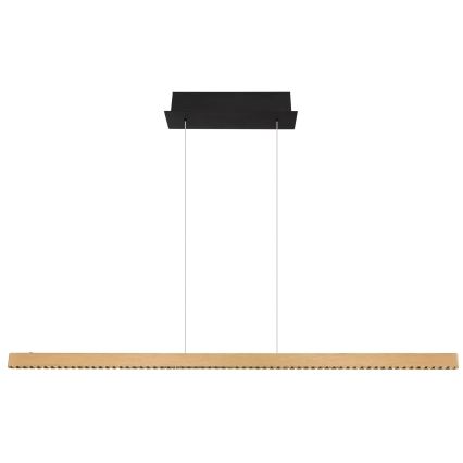 Globo - LED-dimmbare Touch-Pendelleuchte an Kabel, LED/43W/230V, 4000K, Messing