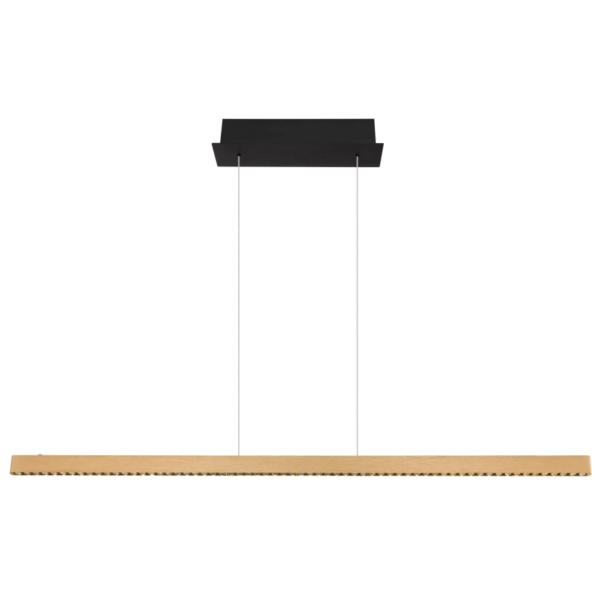 Globo - LED-dimmbare Touch-Pendelleuchte an Kabel, LED/43W/230V, 4000K, Messing
