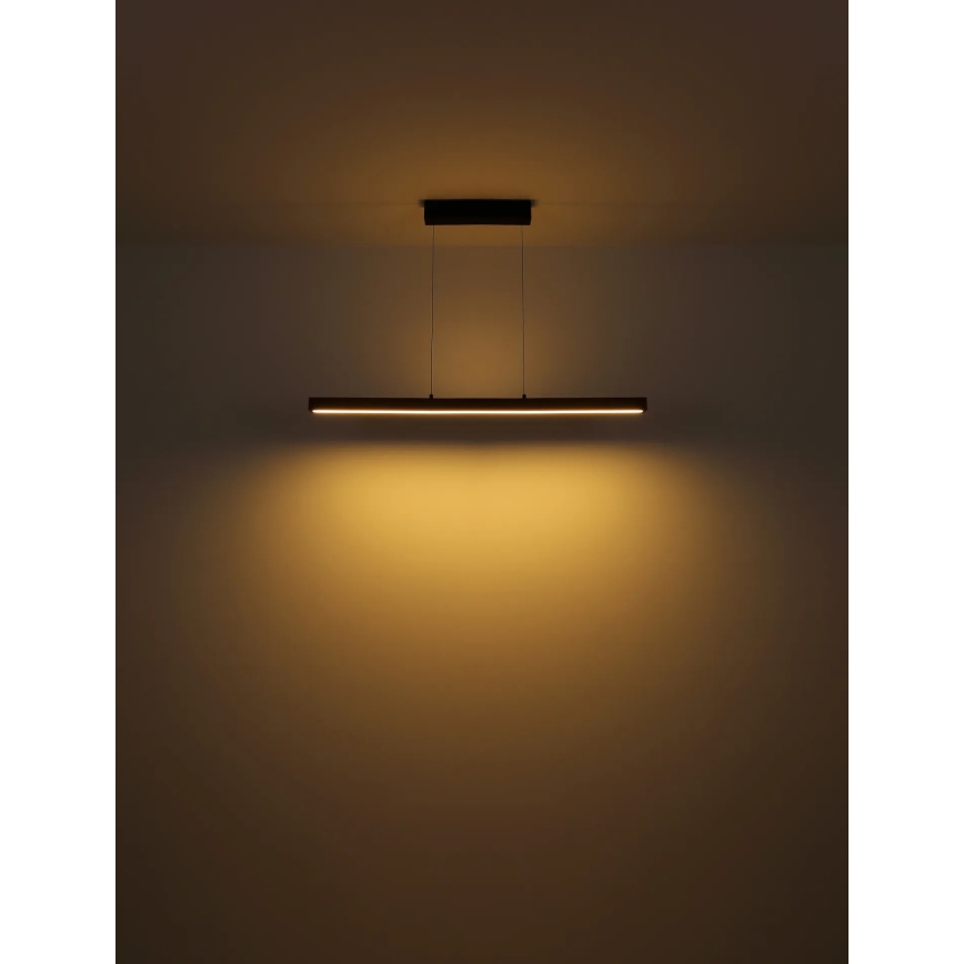 Globo - LED-dimmbarer Touch-Pendelleuchte an Kabel LED/24W/230V + LED/3W 3000K braun