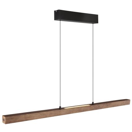 Globo - LED-dimmbarer Touch-Pendelleuchte an Kabel LED/24W/230V + LED/3W 3000K braun