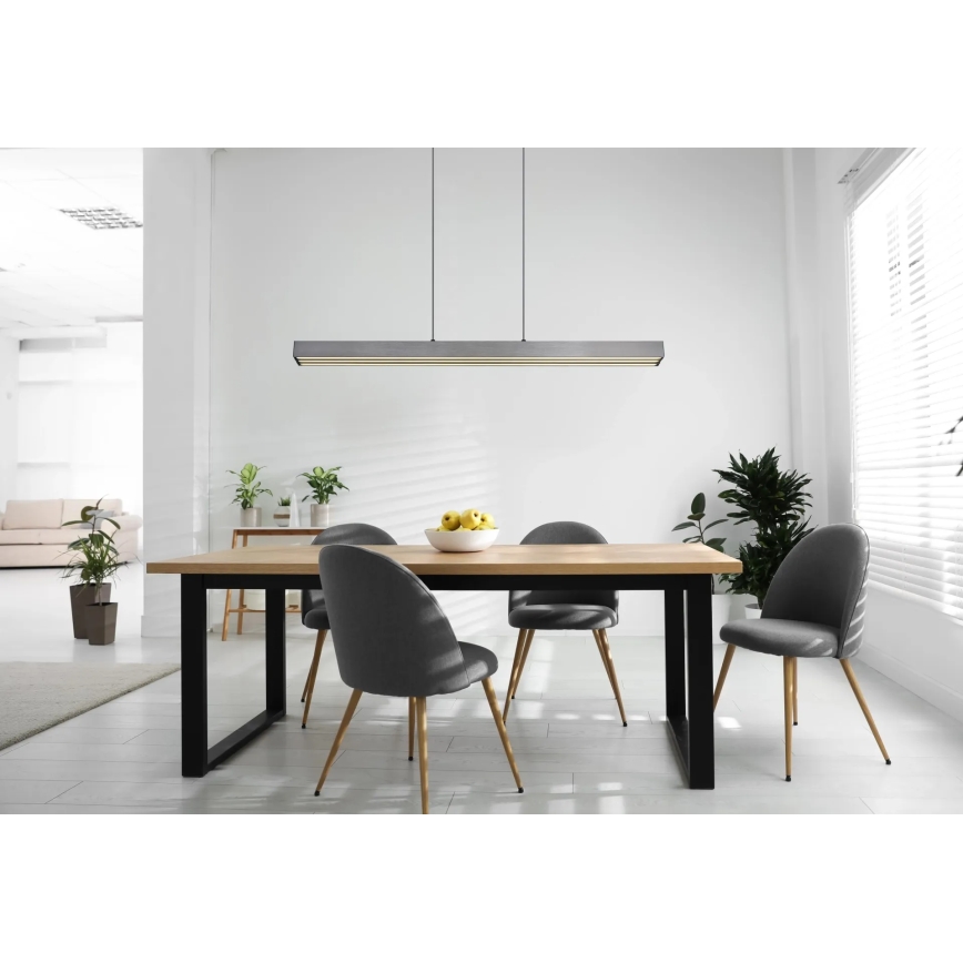 Globo - LED per Touch dimmbare Hängeleuchte an Kabel LED/39W/230V 2700/4000/6000K grau