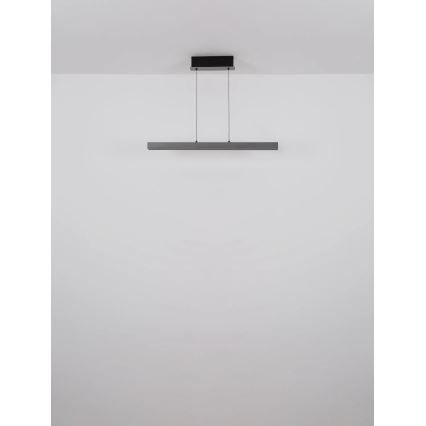 Globo - LED per Touch dimmbare Hängeleuchte an Kabel LED/39W/230V 2700/4000/6000K grau